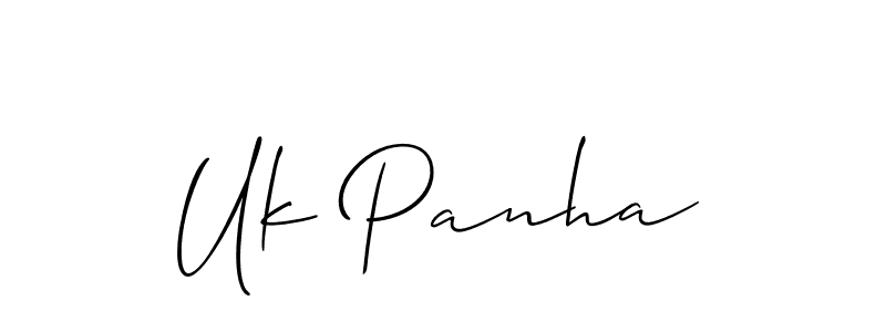 Make a beautiful signature design for name Uk Panha. Use this online signature maker to create a handwritten signature for free. Uk Panha signature style 2 images and pictures png