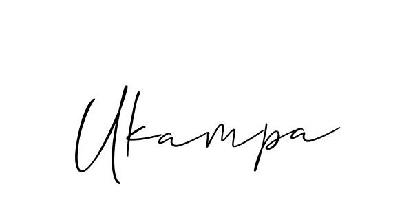 Best and Professional Signature Style for Ukampa. Allison_Script Best Signature Style Collection. Ukampa signature style 2 images and pictures png