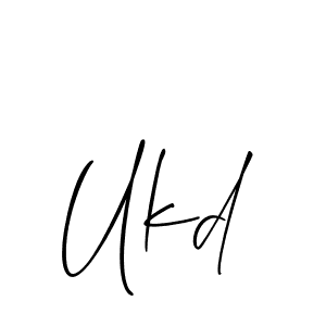 if you are searching for the best signature style for your name Ukd. so please give up your signature search. here we have designed multiple signature styles  using Allison_Script. Ukd signature style 2 images and pictures png