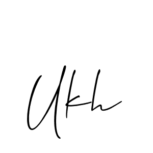 Make a short Ukh signature style. Manage your documents anywhere anytime using Allison_Script. Create and add eSignatures, submit forms, share and send files easily. Ukh signature style 2 images and pictures png