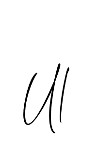 Use a signature maker to create a handwritten signature online. With this signature software, you can design (Allison_Script) your own signature for name Ul. Ul signature style 2 images and pictures png