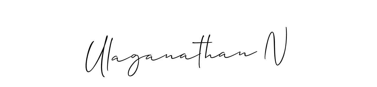 Make a beautiful signature design for name Ulaganathan N. Use this online signature maker to create a handwritten signature for free. Ulaganathan N signature style 2 images and pictures png
