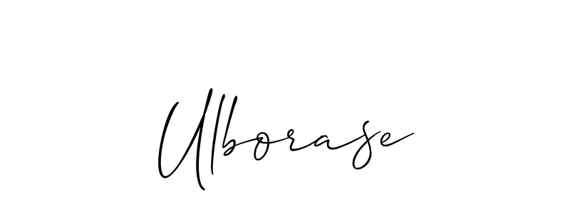 Make a beautiful signature design for name Ulborase. Use this online signature maker to create a handwritten signature for free. Ulborase signature style 2 images and pictures png