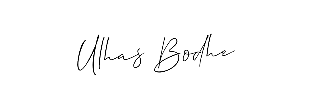 Similarly Allison_Script is the best handwritten signature design. Signature creator online .You can use it as an online autograph creator for name Ulhas Bodhe. Ulhas Bodhe signature style 2 images and pictures png