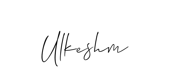 You can use this online signature creator to create a handwritten signature for the name Ulkeshm. This is the best online autograph maker. Ulkeshm signature style 2 images and pictures png