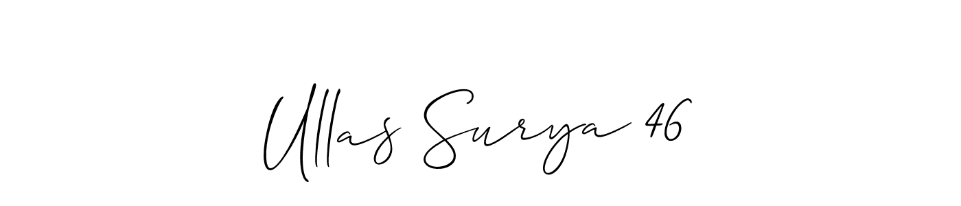 See photos of Ullas Surya 46 official signature by Spectra . Check more albums & portfolios. Read reviews & check more about Allison_Script font. Ullas Surya 46 signature style 2 images and pictures png