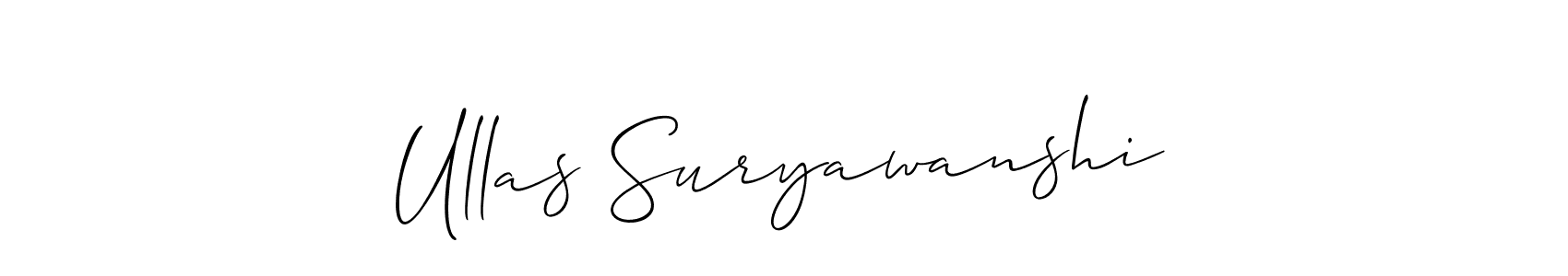 Once you've used our free online signature maker to create your best signature Allison_Script style, it's time to enjoy all of the benefits that Ullas Suryawanshi name signing documents. Ullas Suryawanshi signature style 2 images and pictures png