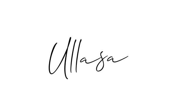 How to Draw Ullasa signature style? Allison_Script is a latest design signature styles for name Ullasa. Ullasa signature style 2 images and pictures png