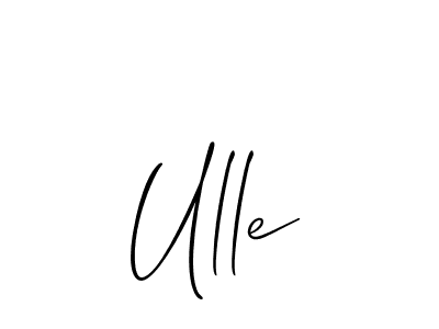 This is the best signature style for the Ulle name. Also you like these signature font (Allison_Script). Mix name signature. Ulle signature style 2 images and pictures png
