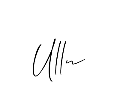 Make a short Ulln signature style. Manage your documents anywhere anytime using Allison_Script. Create and add eSignatures, submit forms, share and send files easily. Ulln signature style 2 images and pictures png