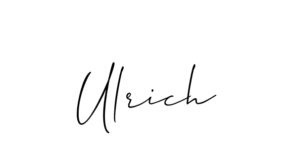 Once you've used our free online signature maker to create your best signature Allison_Script style, it's time to enjoy all of the benefits that Ulrich name signing documents. Ulrich signature style 2 images and pictures png