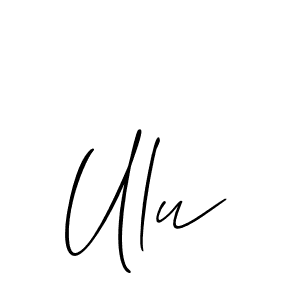 Once you've used our free online signature maker to create your best signature Allison_Script style, it's time to enjoy all of the benefits that Ulu name signing documents. Ulu signature style 2 images and pictures png