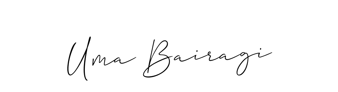 Best and Professional Signature Style for Uma Bairagi. Allison_Script Best Signature Style Collection. Uma Bairagi signature style 2 images and pictures png