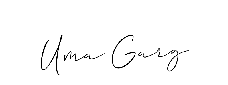 Once you've used our free online signature maker to create your best signature Allison_Script style, it's time to enjoy all of the benefits that Uma Garg name signing documents. Uma Garg signature style 2 images and pictures png