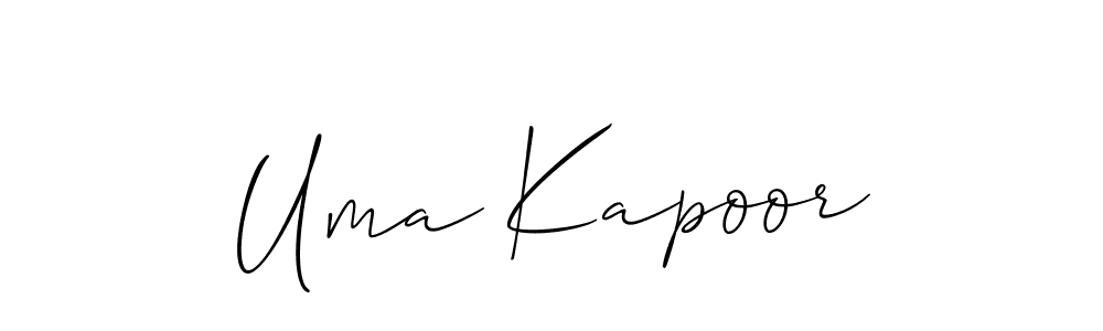 Once you've used our free online signature maker to create your best signature Allison_Script style, it's time to enjoy all of the benefits that Uma Kapoor name signing documents. Uma Kapoor signature style 2 images and pictures png