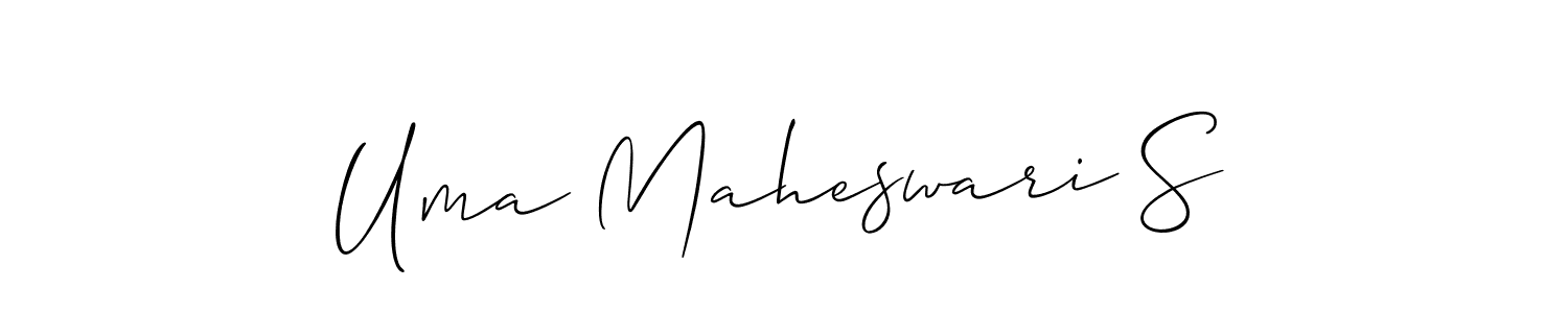 Here are the top 10 professional signature styles for the name Uma Maheswari S. These are the best autograph styles you can use for your name. Uma Maheswari S signature style 2 images and pictures png