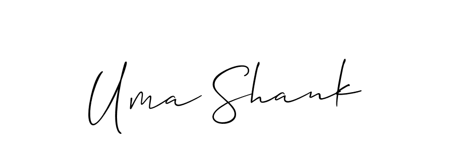 Also You can easily find your signature by using the search form. We will create Uma Shank name handwritten signature images for you free of cost using Allison_Script sign style. Uma Shank signature style 2 images and pictures png