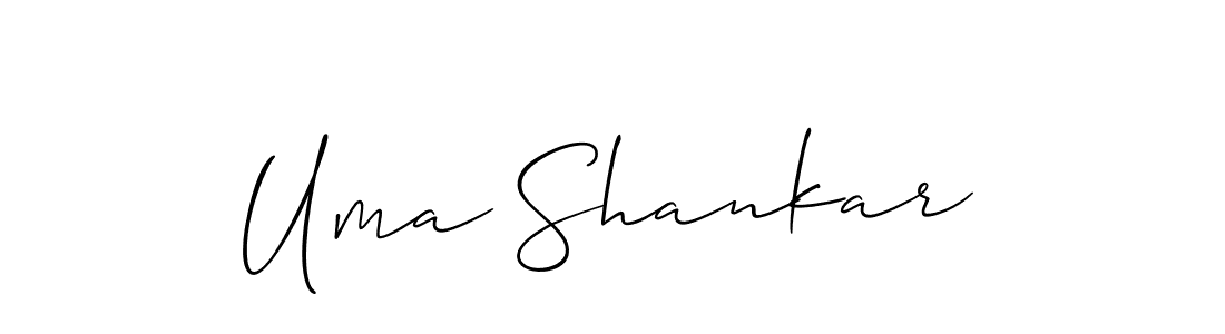 How to make Uma Shankar name signature. Use Allison_Script style for creating short signs online. This is the latest handwritten sign. Uma Shankar signature style 2 images and pictures png