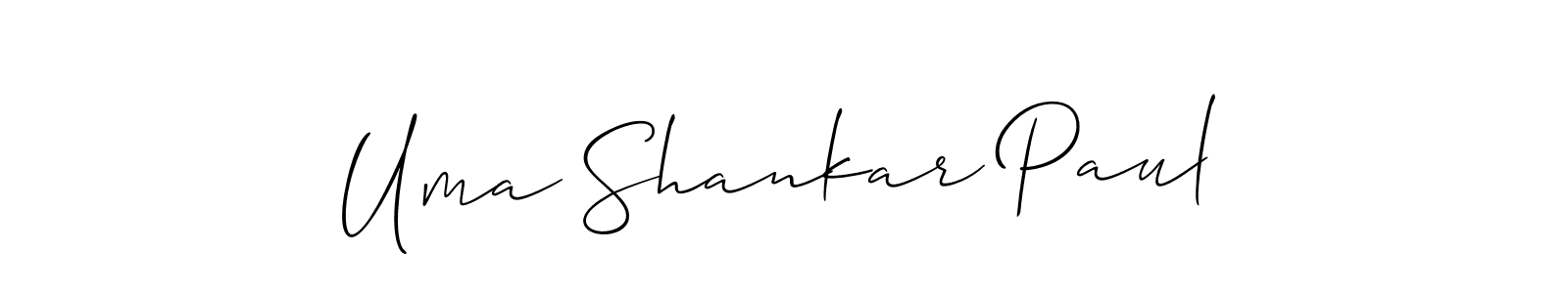 How to make Uma Shankar Paul signature? Allison_Script is a professional autograph style. Create handwritten signature for Uma Shankar Paul name. Uma Shankar Paul signature style 2 images and pictures png