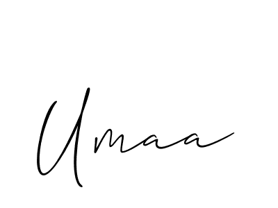 Best and Professional Signature Style for Umaa. Allison_Script Best Signature Style Collection. Umaa signature style 2 images and pictures png