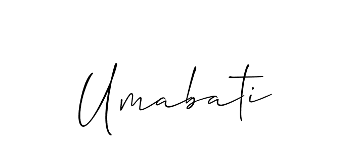 You can use this online signature creator to create a handwritten signature for the name Umabati. This is the best online autograph maker. Umabati signature style 2 images and pictures png