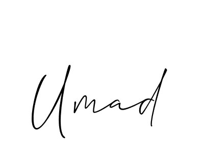 Similarly Allison_Script is the best handwritten signature design. Signature creator online .You can use it as an online autograph creator for name Umad. Umad signature style 2 images and pictures png