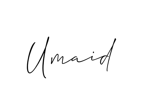 Make a beautiful signature design for name Umaid. Use this online signature maker to create a handwritten signature for free. Umaid signature style 2 images and pictures png