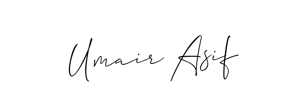 It looks lik you need a new signature style for name Umair Asif. Design unique handwritten (Allison_Script) signature with our free signature maker in just a few clicks. Umair Asif signature style 2 images and pictures png