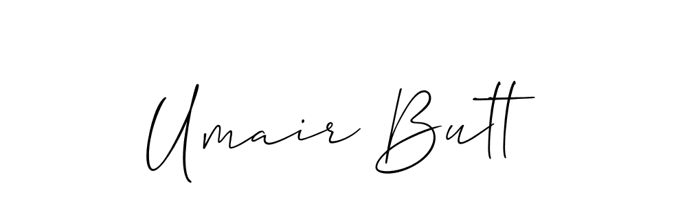 Best and Professional Signature Style for Umair Butt. Allison_Script Best Signature Style Collection. Umair Butt signature style 2 images and pictures png