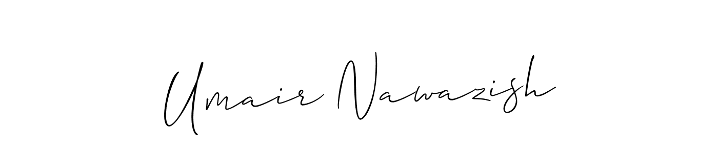 Also You can easily find your signature by using the search form. We will create Umair Nawazish name handwritten signature images for you free of cost using Allison_Script sign style. Umair Nawazish signature style 2 images and pictures png