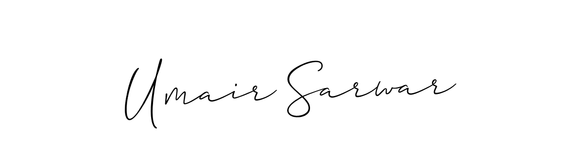 Also You can easily find your signature by using the search form. We will create Umair Sarwar name handwritten signature images for you free of cost using Allison_Script sign style. Umair Sarwar signature style 2 images and pictures png