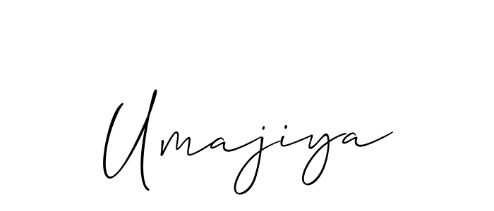 How to make Umajiya name signature. Use Allison_Script style for creating short signs online. This is the latest handwritten sign. Umajiya signature style 2 images and pictures png