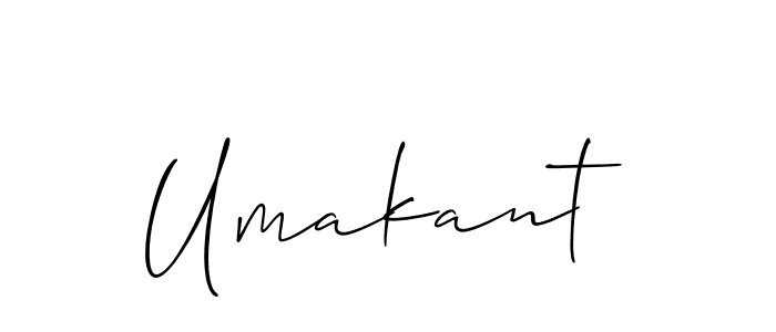 Use a signature maker to create a handwritten signature online. With this signature software, you can design (Allison_Script) your own signature for name Umakant. Umakant signature style 2 images and pictures png