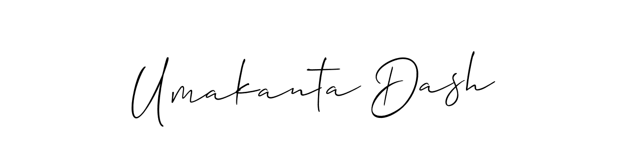 How to make Umakanta Dash signature? Allison_Script is a professional autograph style. Create handwritten signature for Umakanta Dash name. Umakanta Dash signature style 2 images and pictures png