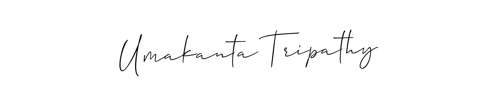 Use a signature maker to create a handwritten signature online. With this signature software, you can design (Allison_Script) your own signature for name Umakanta Tripathy. Umakanta Tripathy signature style 2 images and pictures png