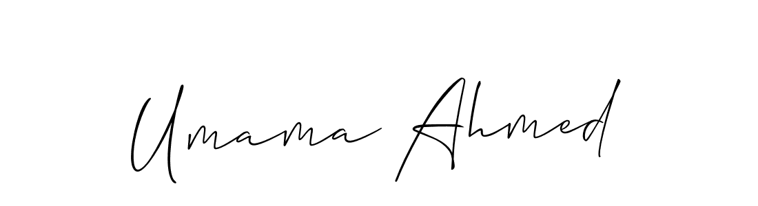 See photos of Umama Ahmed official signature by Spectra . Check more albums & portfolios. Read reviews & check more about Allison_Script font. Umama Ahmed signature style 2 images and pictures png