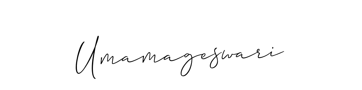 It looks lik you need a new signature style for name Umamageswari. Design unique handwritten (Allison_Script) signature with our free signature maker in just a few clicks. Umamageswari signature style 2 images and pictures png