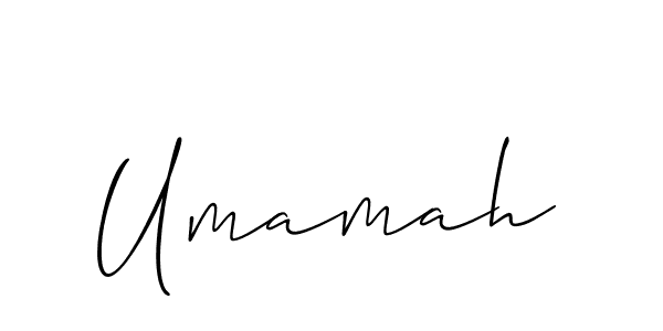 Allison_Script is a professional signature style that is perfect for those who want to add a touch of class to their signature. It is also a great choice for those who want to make their signature more unique. Get Umamah name to fancy signature for free. Umamah signature style 2 images and pictures png