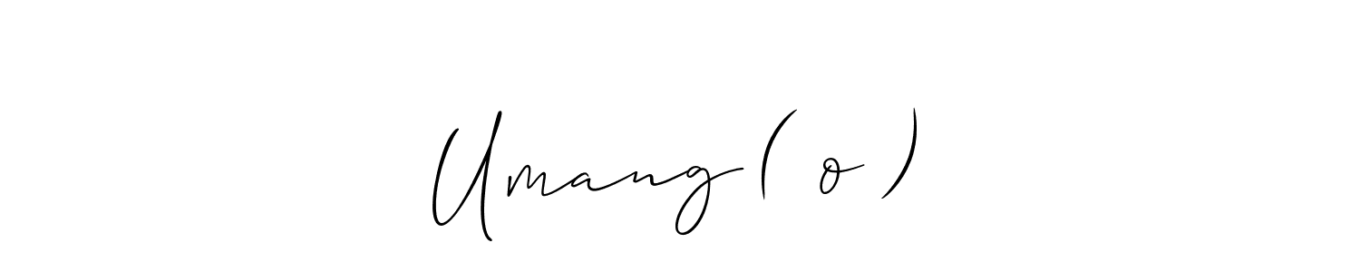 You can use this online signature creator to create a handwritten signature for the name Umang (⌒o⌒). This is the best online autograph maker. Umang (⌒o⌒) signature style 2 images and pictures png