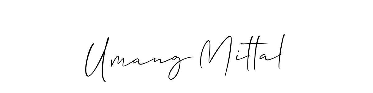 Once you've used our free online signature maker to create your best signature Allison_Script style, it's time to enjoy all of the benefits that Umang Mittal name signing documents. Umang Mittal signature style 2 images and pictures png