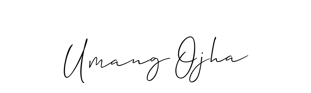 Once you've used our free online signature maker to create your best signature Allison_Script style, it's time to enjoy all of the benefits that Umang Ojha name signing documents. Umang Ojha signature style 2 images and pictures png