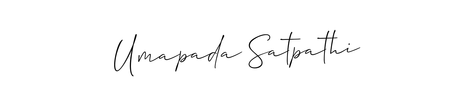 It looks lik you need a new signature style for name Umapada Satpathi. Design unique handwritten (Allison_Script) signature with our free signature maker in just a few clicks. Umapada Satpathi signature style 2 images and pictures png