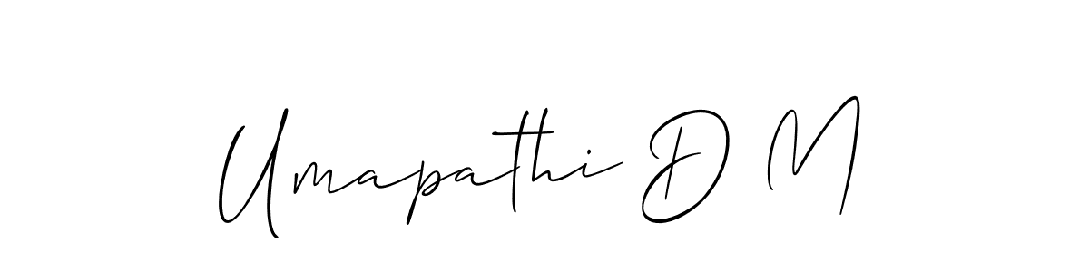 Once you've used our free online signature maker to create your best signature Allison_Script style, it's time to enjoy all of the benefits that Umapathi D M name signing documents. Umapathi D M signature style 2 images and pictures png