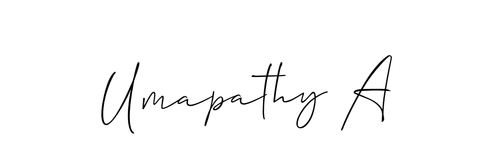 You can use this online signature creator to create a handwritten signature for the name Umapathy A. This is the best online autograph maker. Umapathy A signature style 2 images and pictures png