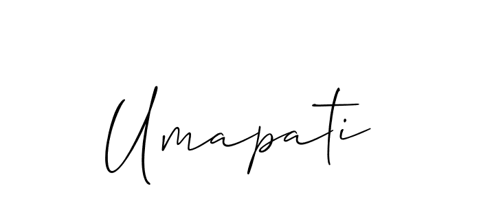 Umapati stylish signature style. Best Handwritten Sign (Allison_Script) for my name. Handwritten Signature Collection Ideas for my name Umapati. Umapati signature style 2 images and pictures png