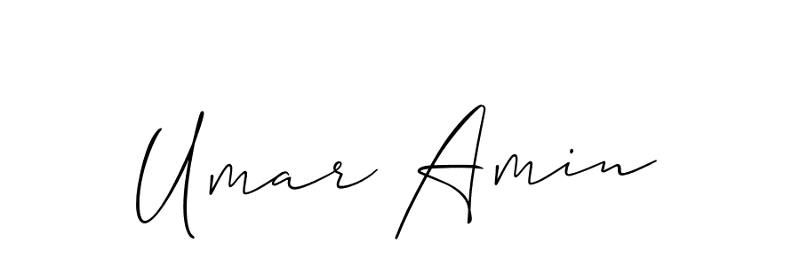 It looks lik you need a new signature style for name Umar Amin. Design unique handwritten (Allison_Script) signature with our free signature maker in just a few clicks. Umar Amin signature style 2 images and pictures png