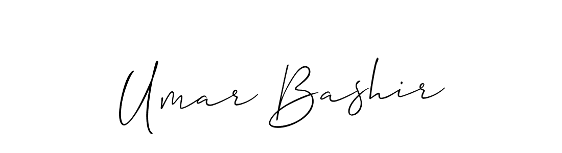 You should practise on your own different ways (Allison_Script) to write your name (Umar Bashir) in signature. don't let someone else do it for you. Umar Bashir signature style 2 images and pictures png