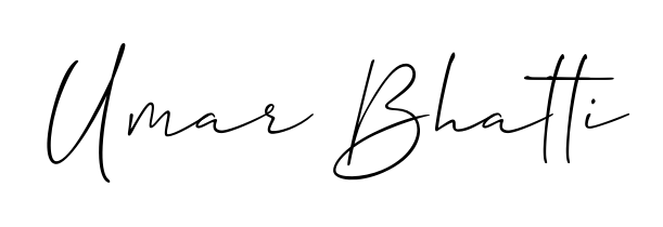 Stand out with a creative autograph for Umar Bhatti. The Allison_Script styling blends modern aesthetics with classic signature flourishes. Umar Bhatti signature style 2 images and pictures png