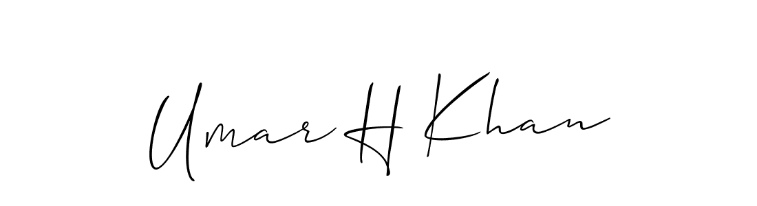 Once you've used our free online signature maker to create your best signature Allison_Script style, it's time to enjoy all of the benefits that Umar H Khan name signing documents. Umar H Khan signature style 2 images and pictures png