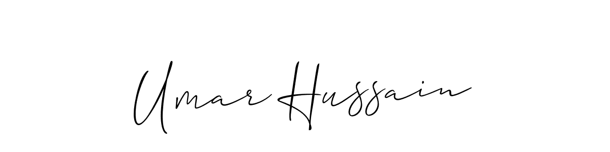 Also You can easily find your signature by using the search form. We will create Umar Hussain name handwritten signature images for you free of cost using Allison_Script sign style. Umar Hussain signature style 2 images and pictures png